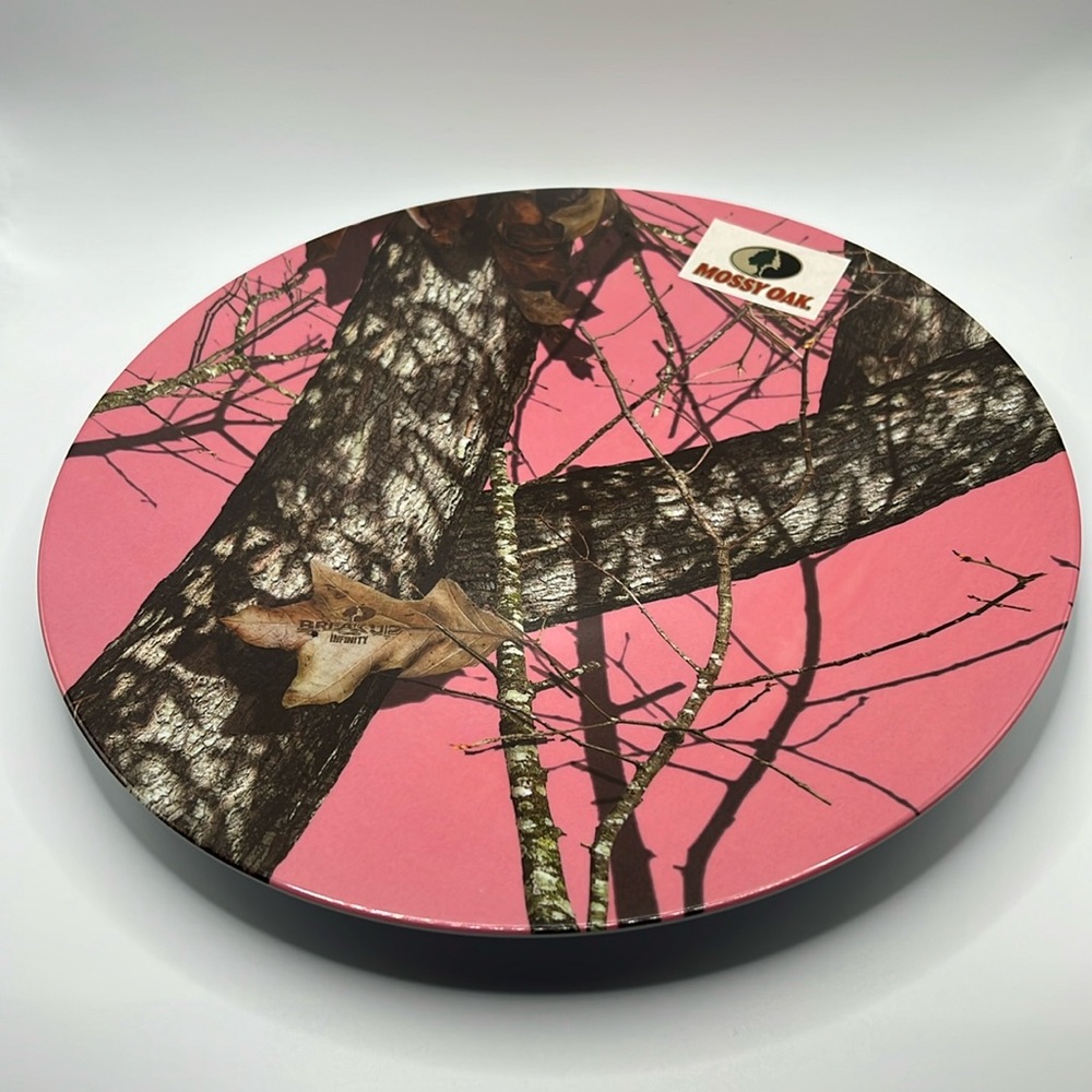 New Mossy Oak Break Up Infinity Pink Melamine Set of 6 11 inch Plate Set